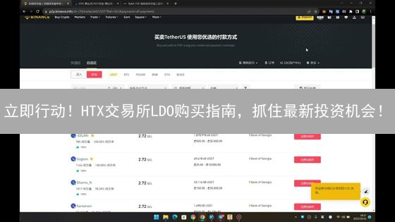 立即行动！HTX交易所LDO购买指南，抓住最新投资机会！